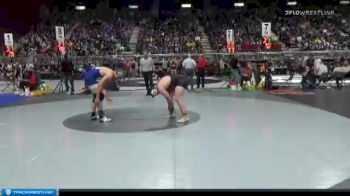 4A-195 lbs Quarterfinal - Brendyn Nelson, Natrona County vs Jaxon Viergets, Thunder Basin High School
