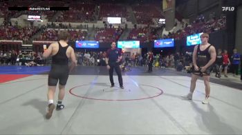 182 lbs Cons. Round 3 - Kai Heck, Colstrip Wrestling Club vs Cache Carroll, Cascade Little Guy