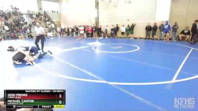 154 Boys Cons. Round 2 - Josh Preske, Torrey Pines vs Michael Cantor, University City