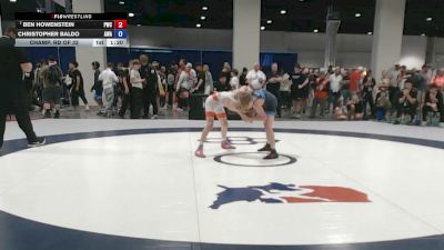 44 kg Champ. Rd Of 32 - Ben Howenstein, Powerhouse Wrestling Club vs Christopher Baldo, Apex Wrestling Academy