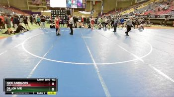 132 lbs Cons. Semi - Nick Dardanes, Bear Cave Wrestling Club vs Dillon Ivie, Utah