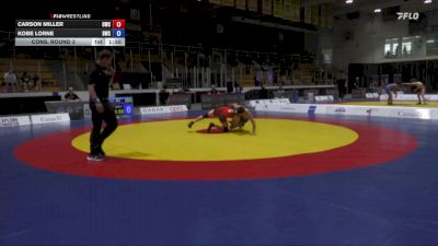 60kg Cons. Round 3 - Carson Miller, Oromocto Wrestling Club vs Kobe Lorne, Dinos Wrestling Club