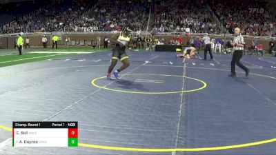 D2-215 lbs Champ. Round 1 - Andrew Dupree, Grosse Pointe North HS vs Cayden Bell, Waverly HS