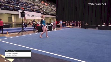 Aeriel Jaspers - Women's Group, Twin City Twisters - 2021 Women's Xcel Region 4 Championships