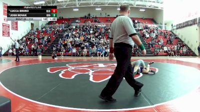 113 lbs Semifinal - Lucca Bruno, Revere vs Josh Novak, Cle. St. Ignatus