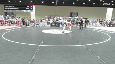 106 lbs Cons. Sub-quarters - Kruz Keller, Immortal Athletics WC vs Hayden Bessette, Rare Breed Wrestling Club