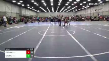 92 lbs Semifinal - Victor Matos, Best Trained USA 12U vs Christian Ketiku, RAW Renegades 12U