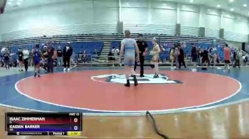 113 lbs Cons. Round 4 - Isaac Zimmerman, IL vs Kaiden Barker, OH