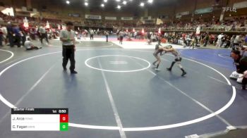 54 lbs Quarterfinal - Jaxson Arce, Pomona Elite vs Carson Fagan, Swink