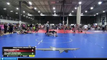 90 lbs Cons. Round 3 - William McKeithen, Great Neck Wrestling Club vs Evan Leadbetter, Hanover Hawkeye