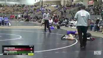 132 lbs Placement (4 Team) - Jake Frazier, Montgomery Bell Academy vs Wills Bronson, Christian Brothers