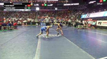 1A-113 lbs Cons. Round 2 - Dakota Aney, Columbus/WMU vs Kase Kraft, South Central Calhoun