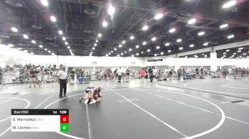 86 lbs Quarterfinal - Dominic Marmolejo, Gold Rush Wr Acd vs Maxim Litvinov, Savage House WC