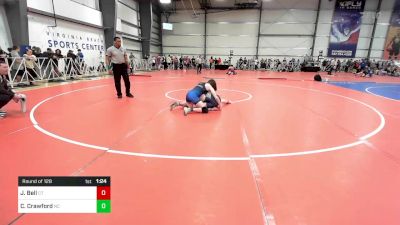 138 lbs Round Of 128 - Jameson Bell, CT vs Cameron Crawford, NC
