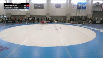 140 lbs Cons. Sub-semis - Kylee Wicklund, Team Takedown vs Alexandra Gates, Champions Wrestling Club