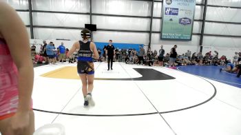58 lbs Rr Rnd 6 - Brielle Prendergast, MGW Death By Chocolate - W vs Reese Montgomery, PA West Yellow - W
