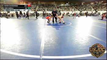 64 lbs Consi Of 16 #2 - Nixon Goodspeed, Rough Riders vs Jude Varela, Juggernaut Wrestling Club