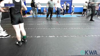 43 lbs Quarterfinal - Sadie Beavers, Harrah Little League Wrestling vs Kannon Dieu, Team Nomad