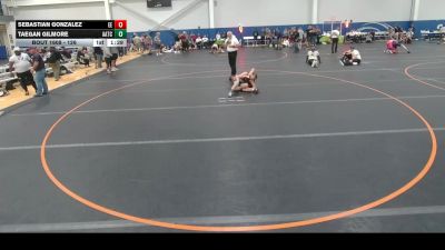 126 lbs Cons. Round 9 - Taegan Gilmore, Unattached vs Sebastian Gonzalez, Eagle Empire