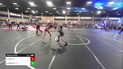 138 lbs Quarterfinal - Cash Port, Silverback WC vs James Buck III, Dominate WC