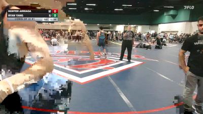 138 lbs Consi Of 32 #1 - Hunter Arriaga, MT vs Ryan Yang, NJ