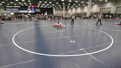 140 lbs Cons. Semis - Piper Sandell, Alber Athletics Wrestling Club vs Aracely Mendez, California