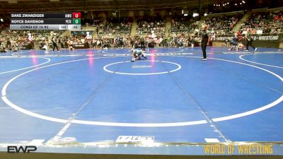 64 lbs Consi Of 16 #2 - Dake Zwanziger, Immortal Athletics WC vs Royce Davidson, Peterson Grapplers