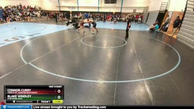 201-209 lbs Round 4 - Connor Curry, Lingle-Ft. Laramie/Southeast vs Blake Windley, Cheyenne East