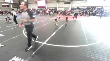 61 lbs Quarterfinal - Mac Linkous, Touch Of Gold vs Duane Ehrlich, Quad City Warriors