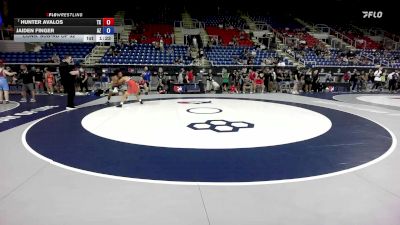 144 lbs Cons. Sub-rd Of 32 - Hunter Avalos, TX vs Jaiden Finger, AZ