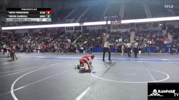 80 lbs Quarterfinal - Caroline Chance, Rossville vs Jovie Staab, Plainville Kids Wrestling Club