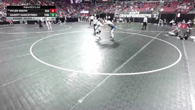 D1-215 lbs Champ. Round 1 - Garett Kawczynski, Port Washington vs Rylen Knuth, Reedsburg Area