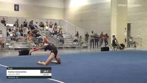 Kailee Adomaites - Floor, Apex Gym #607 - 2021 USA Gymnastics Development Program National Championships