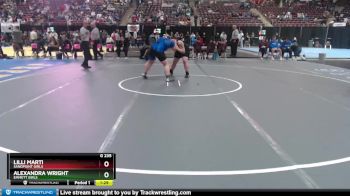 G 235 lbs Champ. Round 1 - Lilli Marti, Sandpoint Girls vs Alexandra Wright, Emmett Girls