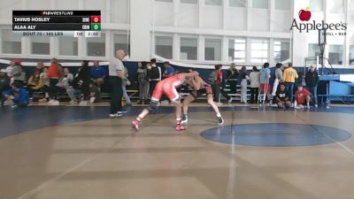 165 lbs Round Of 32 - Tavius Hosley, Southern Illinois vs Alaa Aly, Edinboro