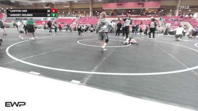 49 lbs 1st Place Match - Uhdory Holmes, STL Warrior vs Canyon Lies, Derby WC