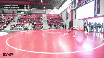 126 lbs Quarterfinal - Rhett Featherstone, CROSSINGS CHRISTIAN vs Cooper Jackson, TUTTLE