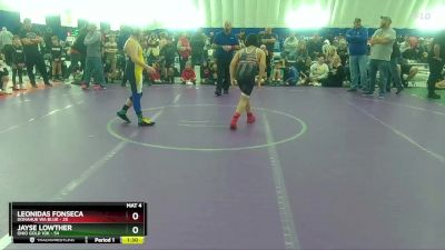 130 lbs Round 6 (8 Team) - Jayse Lowther, Ohio Gold 10k vs Leonidas Fonseca, Donahue WA Blue