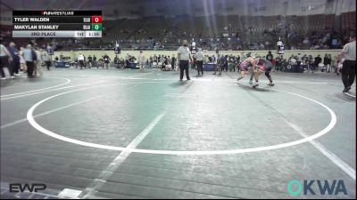 160 lbs 3rd Place - Tyler Walden, Elgin Wrestling vs Makylan Stanley, Blaine County Grapplers