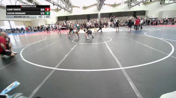 110-I lbs Round Of 16 - Liam Vance, Bearcat Wrestling Club vs Lucas Romano, Sterling