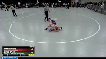 70 lbs Cons. Round 3 - Hayes Daniel, Threestyle Wrestling Of Oklahoma vs Cameron Rios, Lions Wrestling Academy