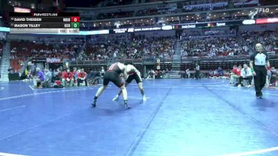 3A-175 lbs Champ. Round 1 - Mason Tilley, Iowa City, City High vs David Theisen, Western Dubuque