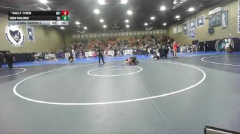 115 lbs Cons. Round 5 - Gen Valdez, Selma vs Sally Chen, Westminster