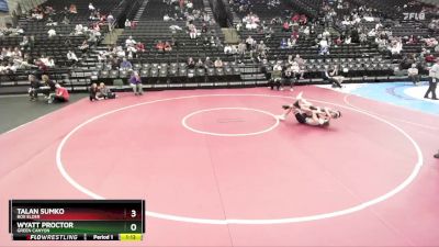 153 lbs Cons. Round 2 - Wyatt Proctor, Green Canyon vs Talan Sumko, Box Elder