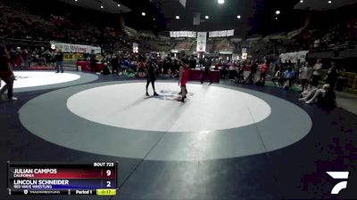 92 lbs Champ. Round 1 - Leland Lake, Team Arcata Wrestling Club vs Hiram Suhail, California