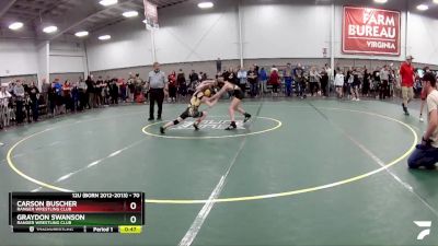 70 lbs Cons. Round 2 - Carson Buscher, Ranger Wrestling Club vs Graydon Swanson, Ranger Wrestling Club