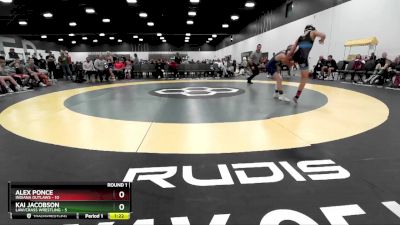 95 lbs Round 1 (8 Team) - Kai Jacobson, LAW/Crass Wrestling vs Alex Ponce, Indiana Outlaws