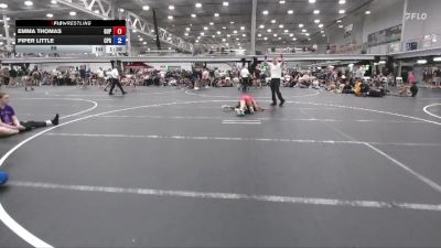 95 lbs Round 1 (6 Team) - Emma Thomas, Ground Up USA vs Piper Little, Central Pennies Grit