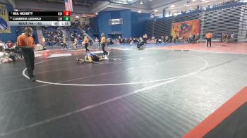 100 lbs Semifinal - Cambria Leshko, Southern Lehigh vs Mia Nesbitt, Neshaminy