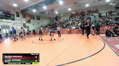 145 lbs Champ. Round 2 - Valerie Gonzalez, Westview vs Alyssa Martinez, Foothill